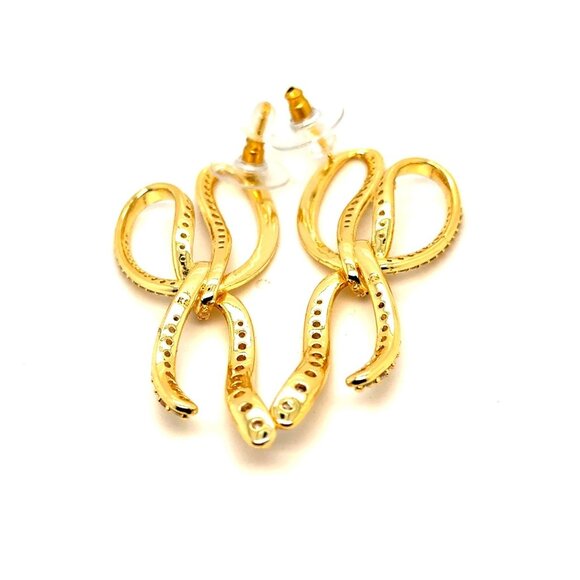 Kendra Scott Bow Cz Earrings - Picture 3 of 10